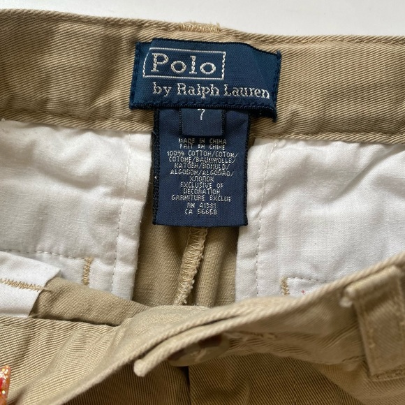 Polo Ralph Lauren Big Boys size 7 Straight Fit Stretch Twill Khaki pants - Picture 4 of 6